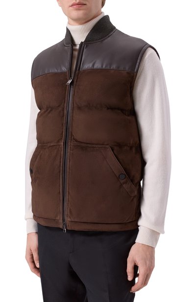 Замшевый жилет BRIONI, арт. PUF60L/0D701, фото 3