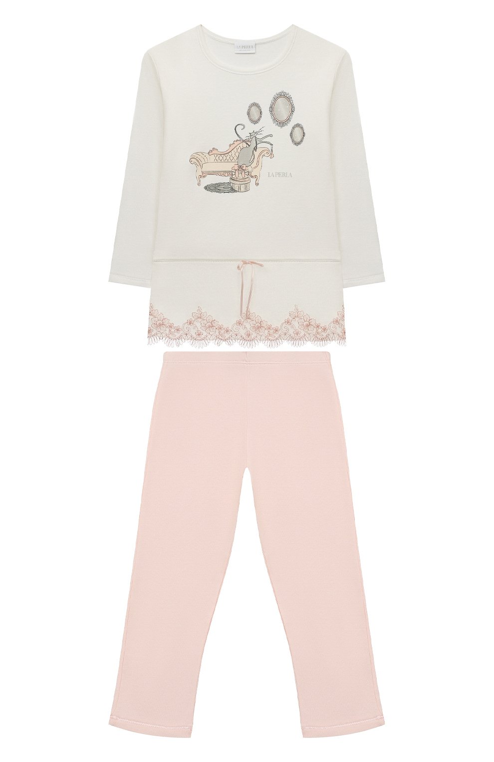 Хлопковая пижама LA PERLA, арт. 54931/2A-6A, фото 1