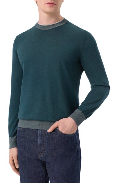 Джемпер из кашемира и шелка ZILLI, арт. KHMN01M0342VMIC03, фото 3