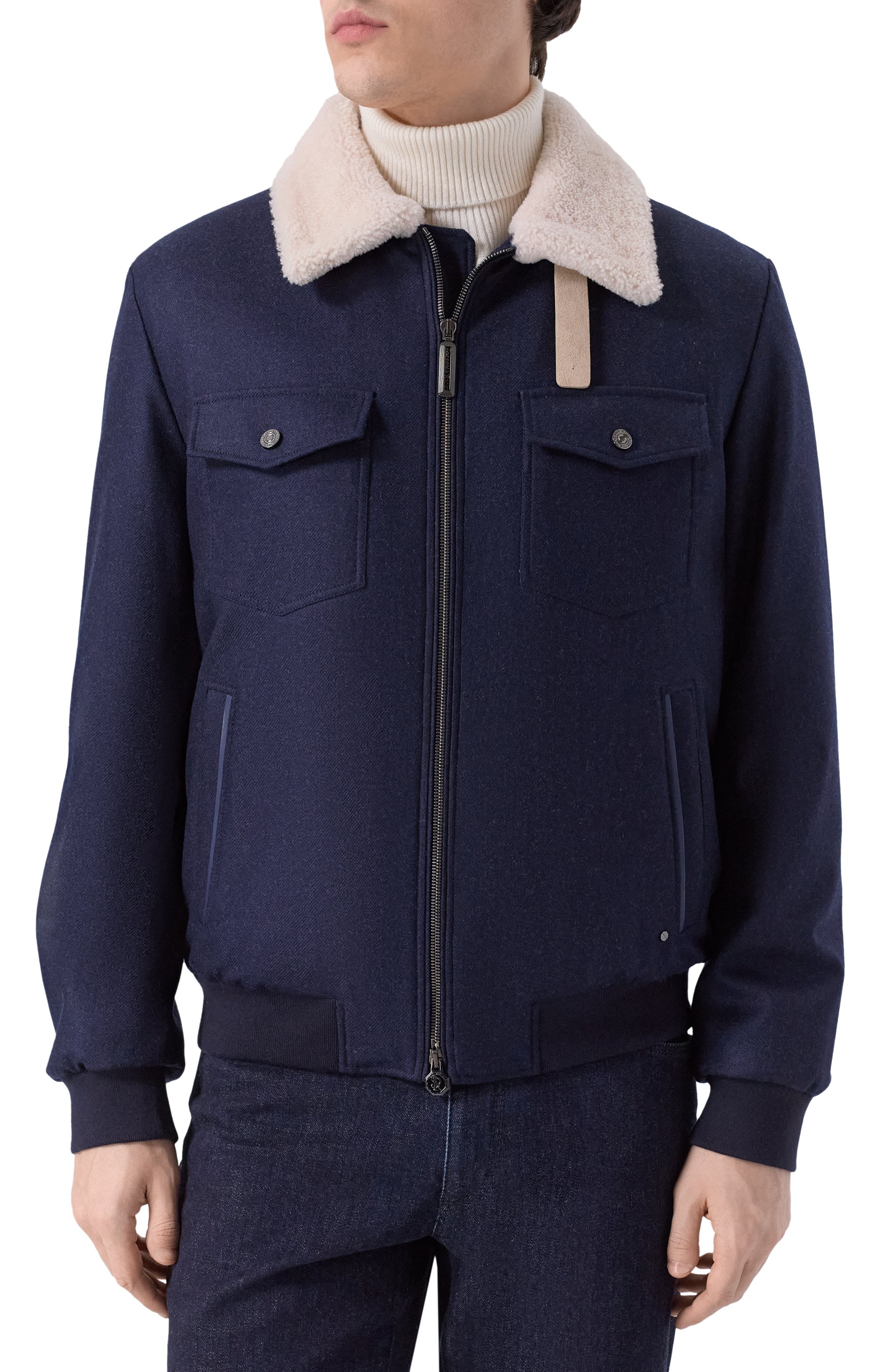 Бомбер с подкладкой из овчины STEFANO RICCI, арт. M7J5300081/MA0020, фото 3