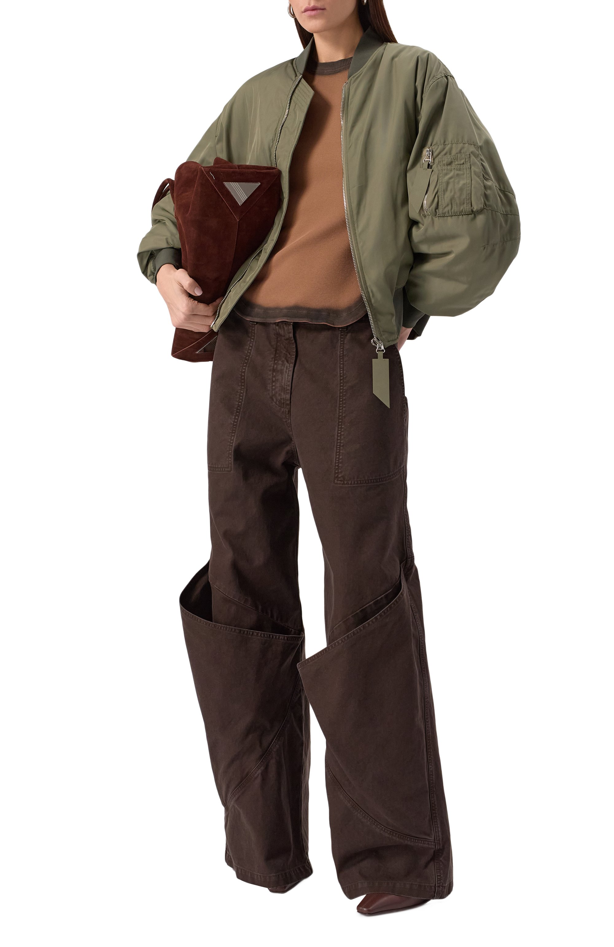 Утепленный бомбер THE ATTICO, арт. 250WCB00070/PLL001AA, фото 2