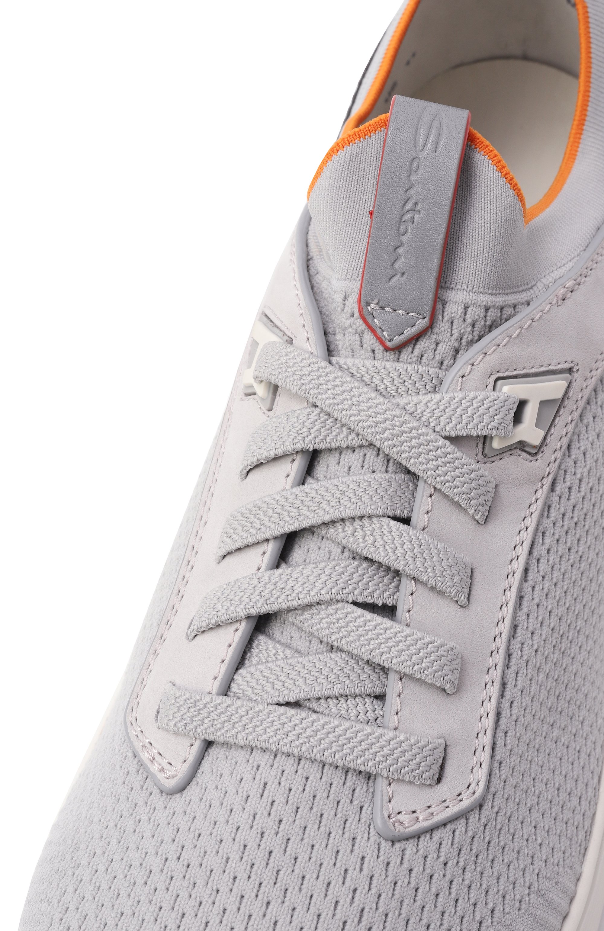 Текстильные кроссовки bounce SANTONI светло-серого цвета по цене 74650 руб., арт. MBBG22082BARC0FY, фото 7 Текстильные кроссовки bounce SANTONI, арт. MBBG22082BARC0FY, фото 7