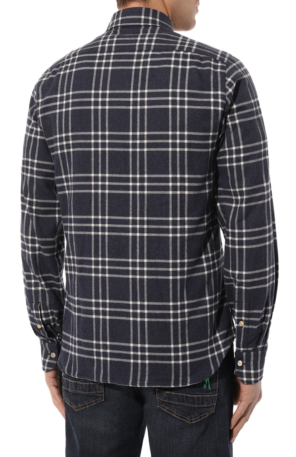 Хлопковая рубашка KITON, арт. UCWMH0864902, фото 4