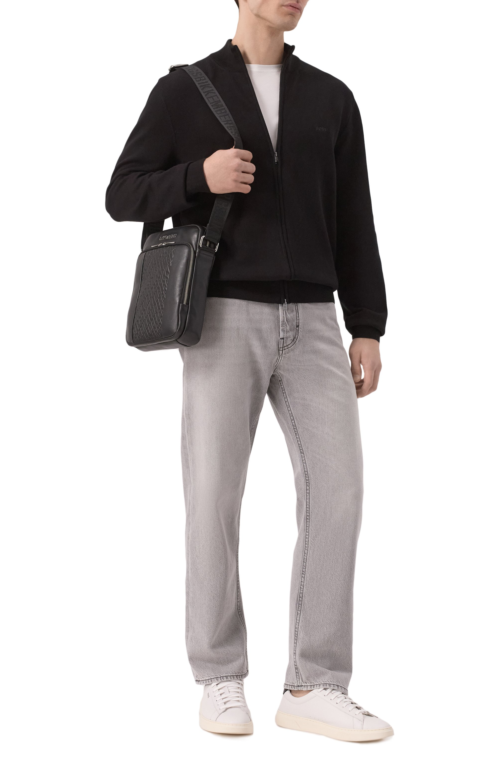 Сумка jade DIRK BIKKEMBERGS черного цвета по цене 29950 руб., арт. BKB001078M, фото 7 Сумка jade DIRK BIKKEMBERGS, арт. BKB001078M, фото 7