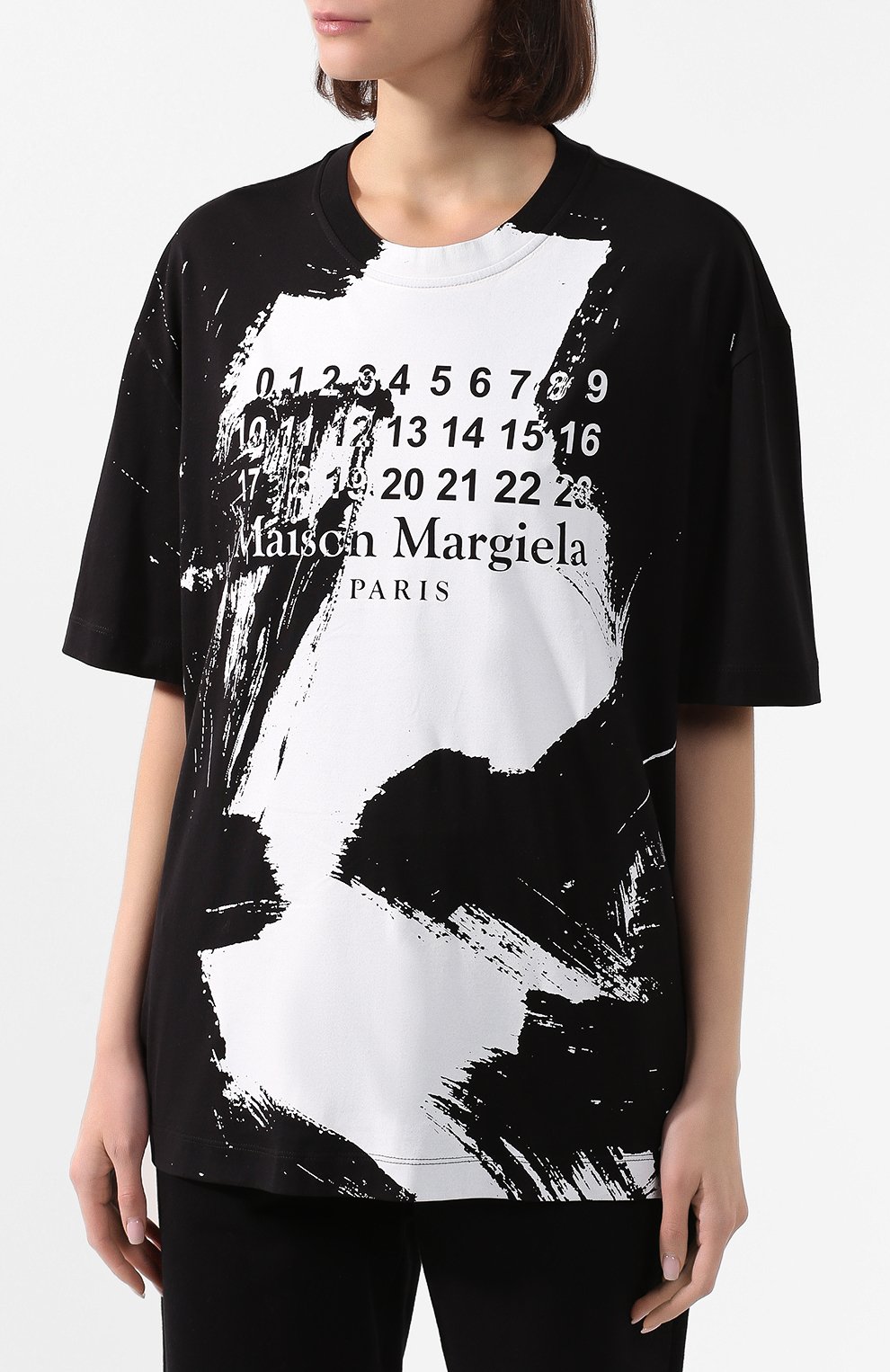 Хлопковая футболка MAISON MARGIELA, арт. S29GC0282/S22816, фото 3