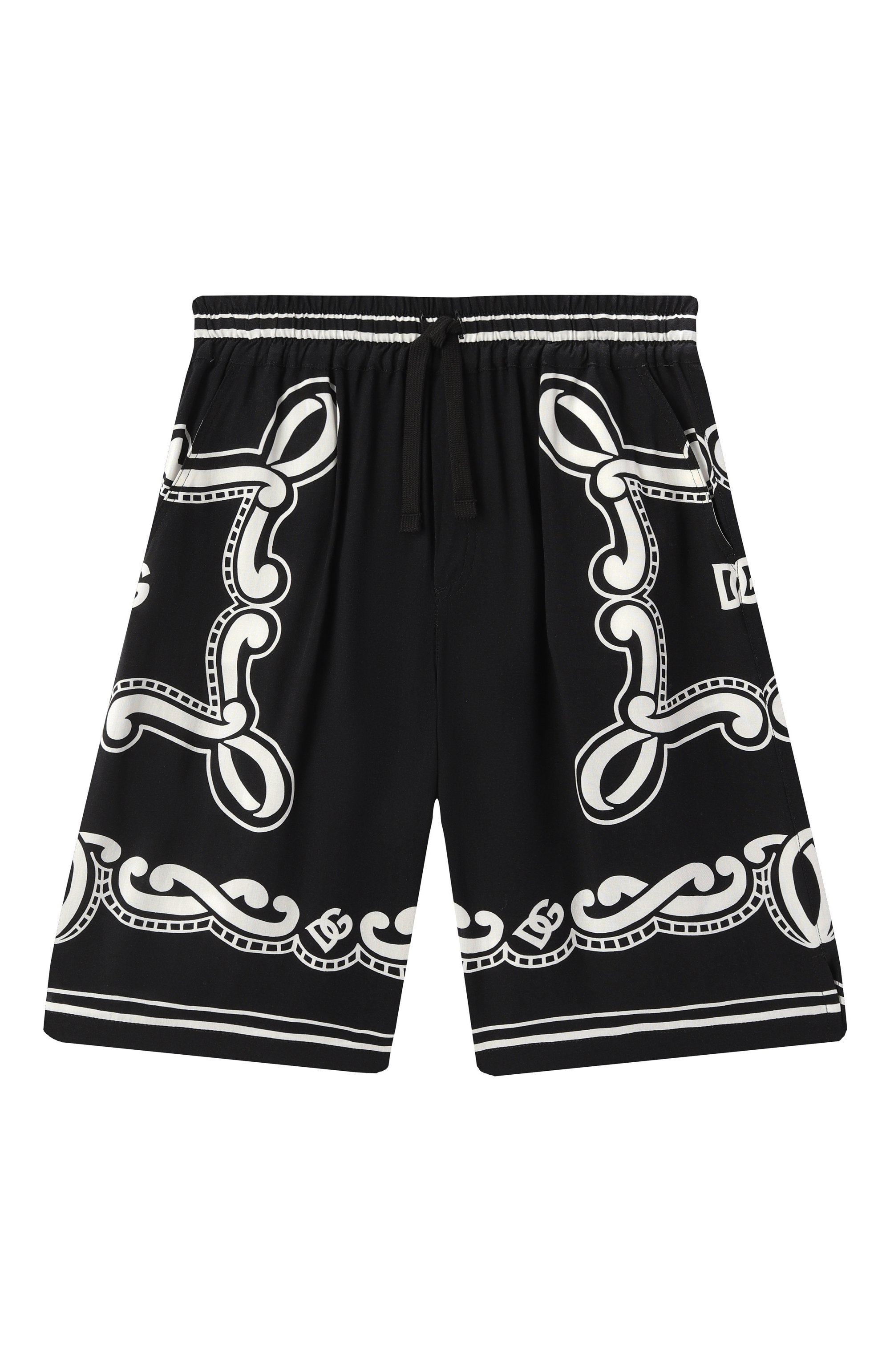 Шорты из вискозы DOLCE & GABBANA, арт. L43Q48/FP8F7/8-14, фото 1