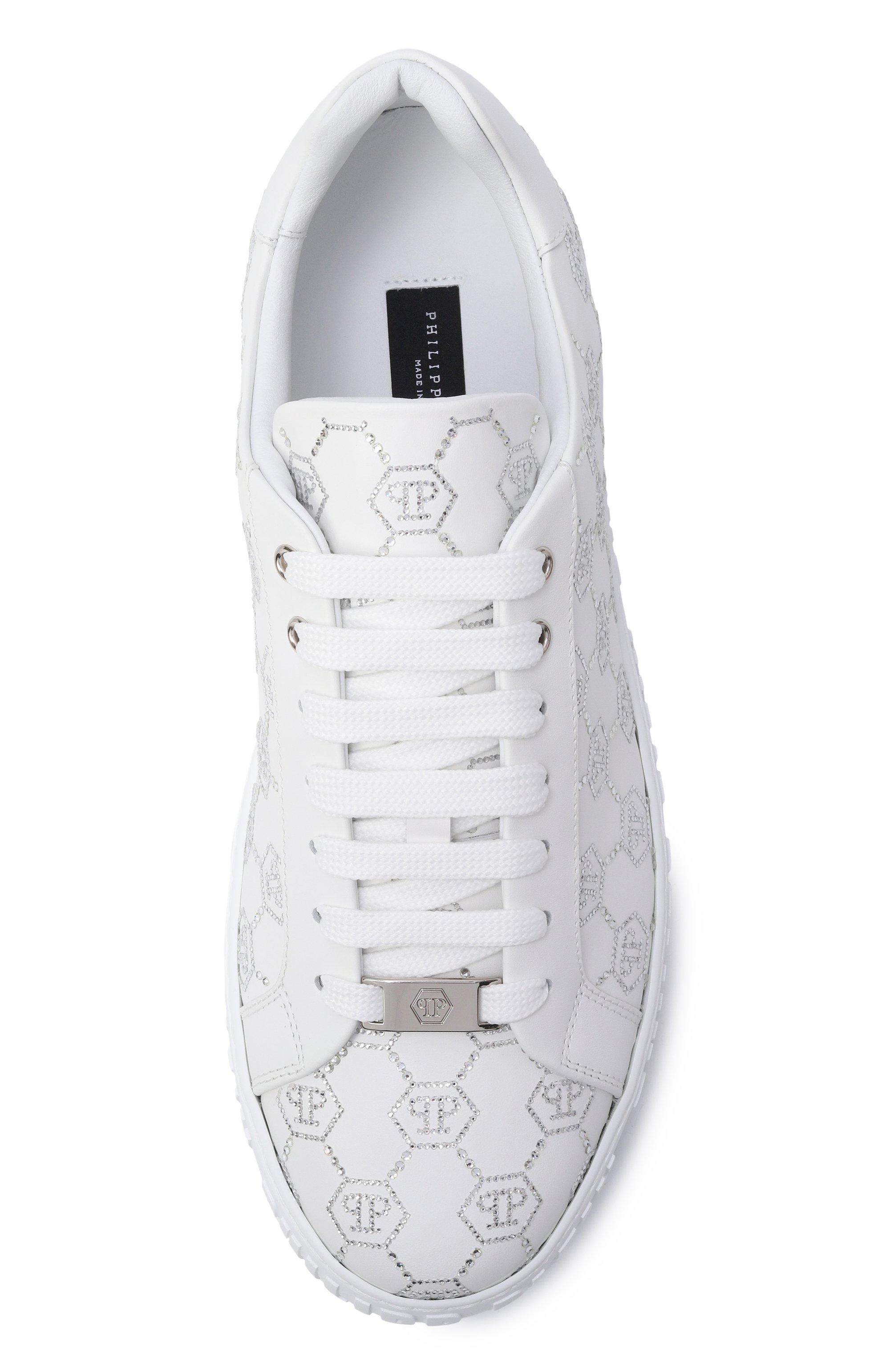 Кожаные кеды carson PHILIPP PLEIN, арт. SAFS USC0920 PLE005N, фото 5