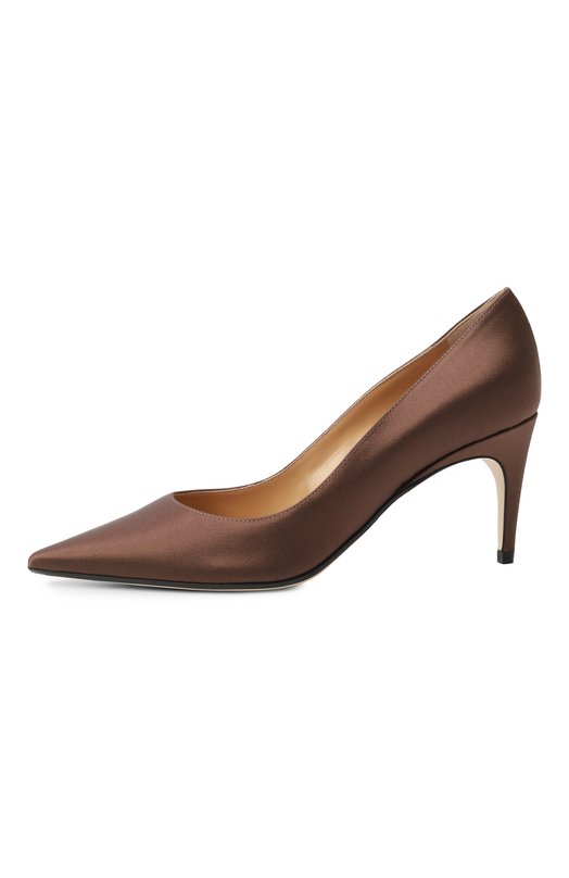 Текстильные туфли MVST by Sergio Rossi MVST B14270-SATIN Коричневый  B14270-SATIN Фото 4