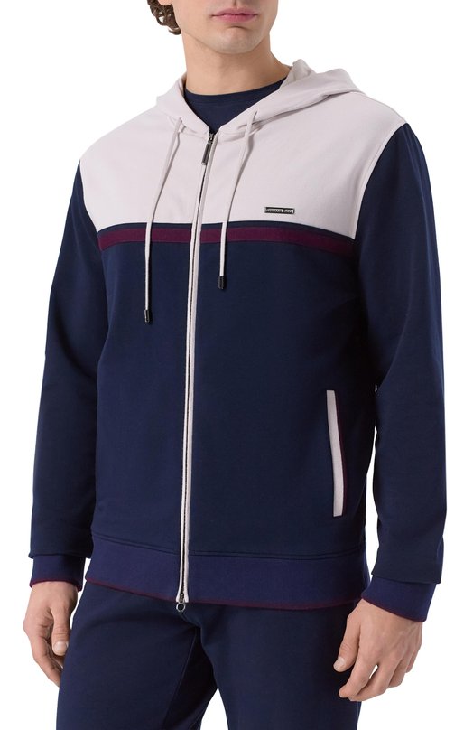 Хлопковая толстовка Stefano Ricci K101046FCR/T25350/60-62 Синий  K101046FCR/T25350/60-62 Фото 3