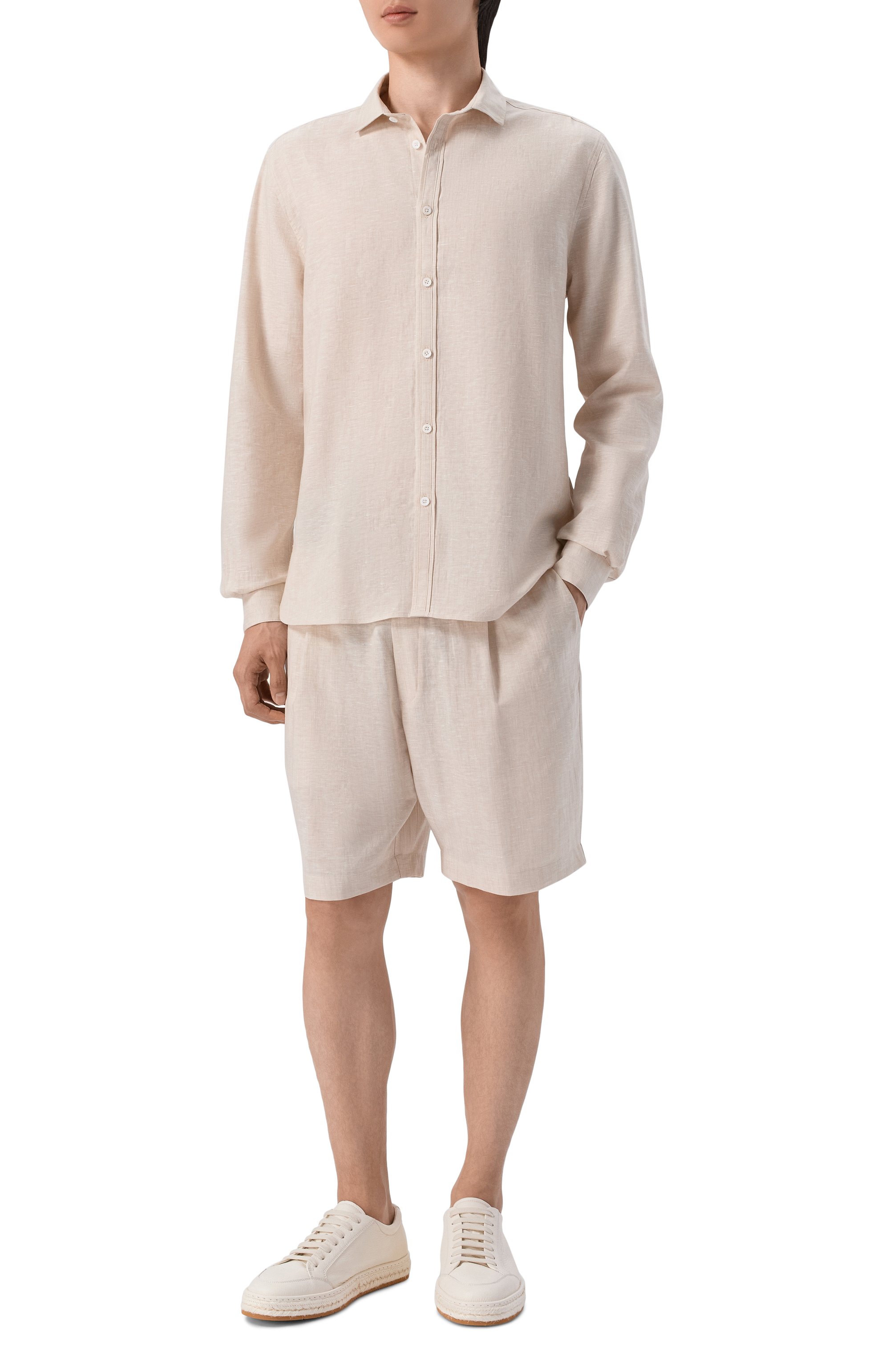Рубашка из льна и хлопка ZIMMERLI, арт. 4697-23202, фото 2