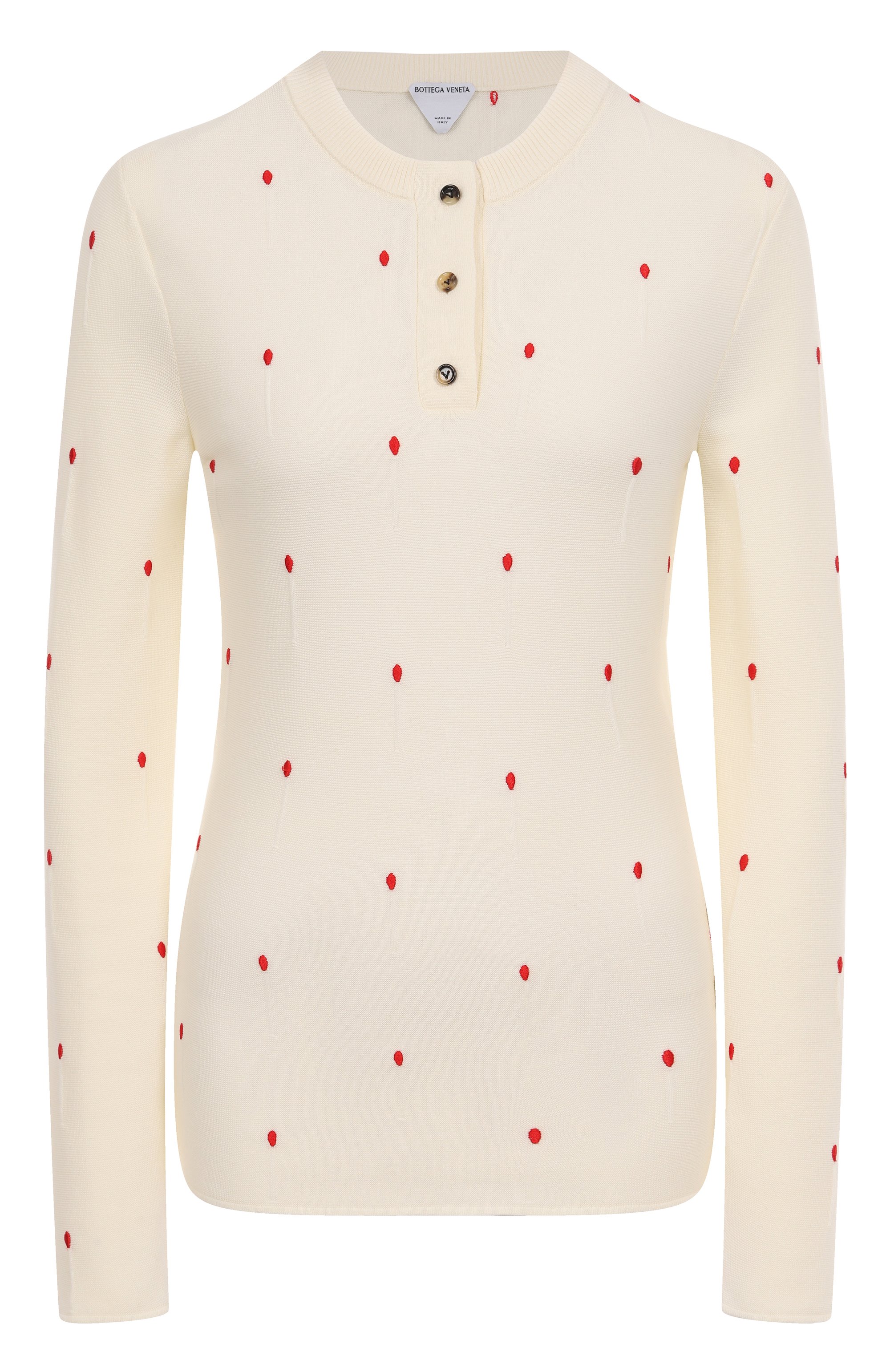 Хлопковый пуловер BOTTEGA VENETA, ар�т. 824241/V5BG0, фото 1