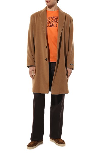 Замшевые слипоны BLU BARRETT коричневого цвета по цене 45200 руб., арт. CLI0-12299.2, фото 2 Замшевые слипоны BLU BARRETT, арт. CLI0-12299.2, фото 2