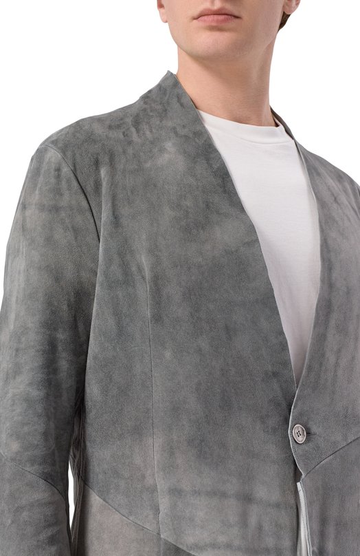 Замшевый пиджак Never Enough 2B6M078-060/MJL040 LT-43 Серый  2B6M078-060/MJL040 LT-43 Фото 5