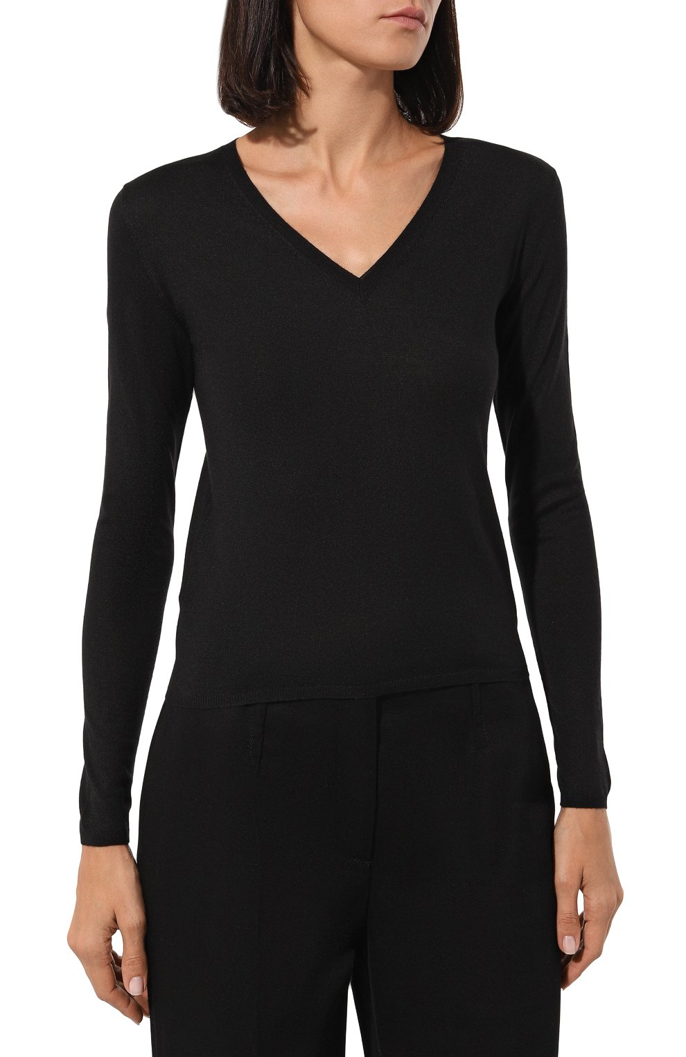 Пуловер из кашемира и шелка PRADA, арт. P24N1F-10G4-F0002-221, фото 3