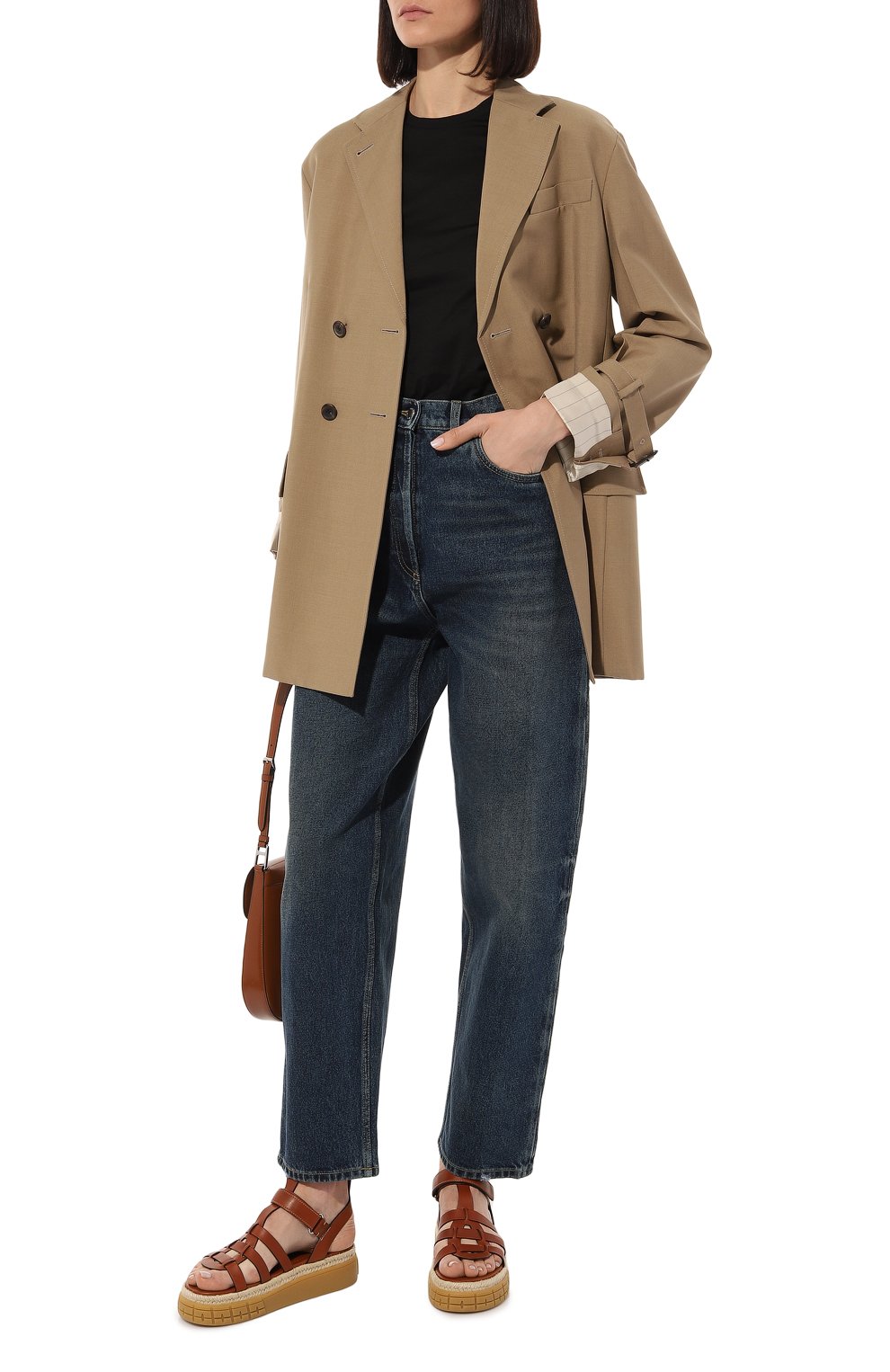 Кожаные сандалии PRADA, арт. 1X960L-248-F0046-045, фото 2