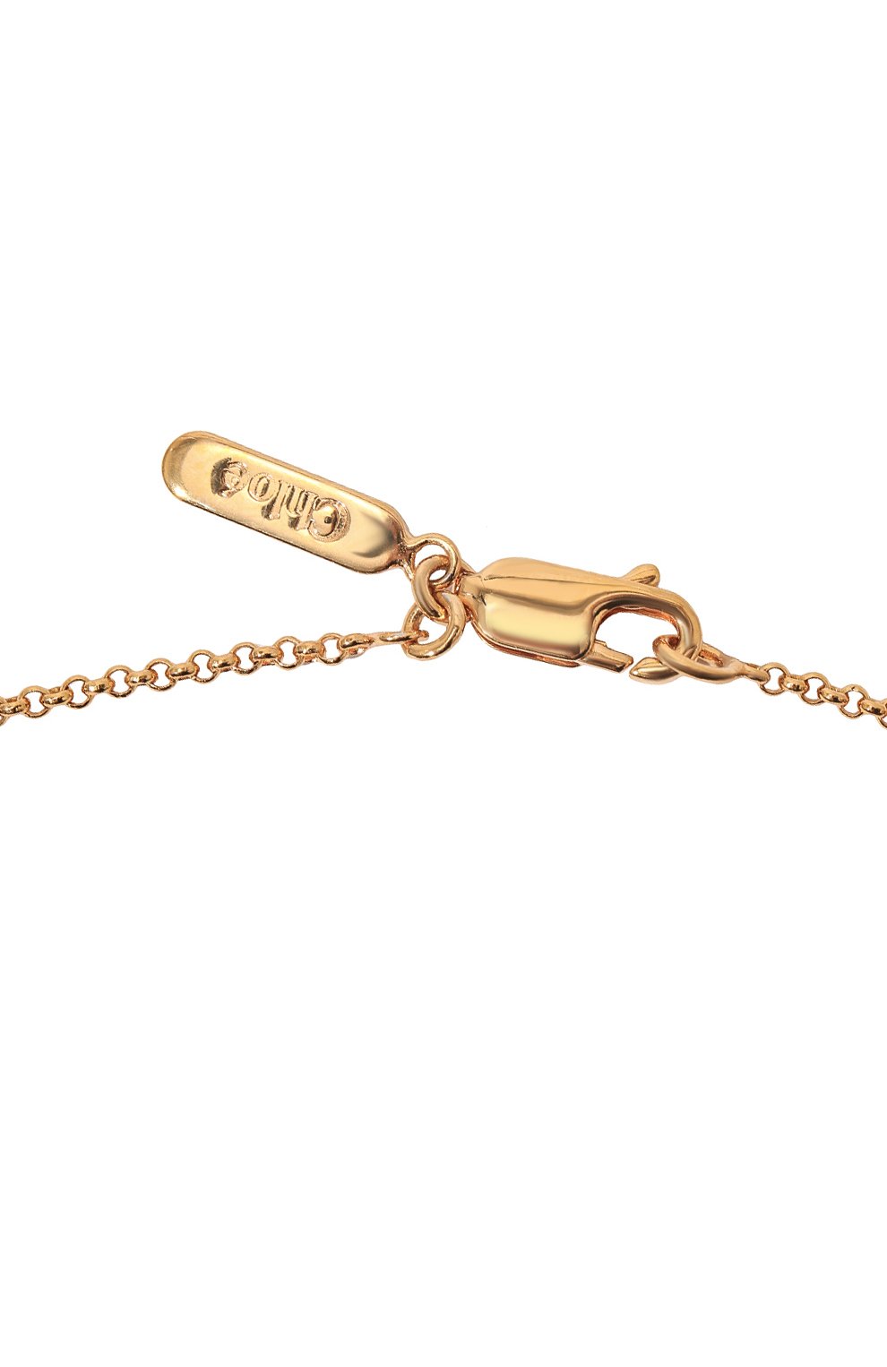 Подвеска на цепочке alphabet v CHLOÉ золотого цвета по цене 43550 руб., арт. CHC20SF02VCB7, фото 4 Подвеска на цепочке alphabet v CHLOÉ, арт. CHC20SF02VCB7, фото 4