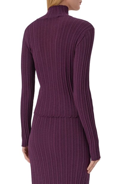 Водолазка GIUSEPPE DI MORABITO фиолетового цвета по цене 65650 руб., арт. 05FWKNT368 05357, фото 4 Водолазка GIUSEPPE DI MORABITO, арт. 05FWKNT368 05357, фото 4