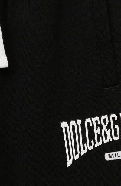 Хлопковые джоггеры DOLCE & GABBANA, арт. L4JPFE/G7N1J, фото 3