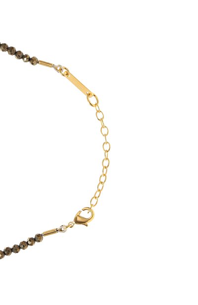 Колье HANKA_IN темно-серого цвета по цене 18900 руб., арт. EYE-CH-PYR-LAB-1M, фото 4 Колье HANKA_IN, арт. EYE-CH-PYR-LAB-1M, фото 4