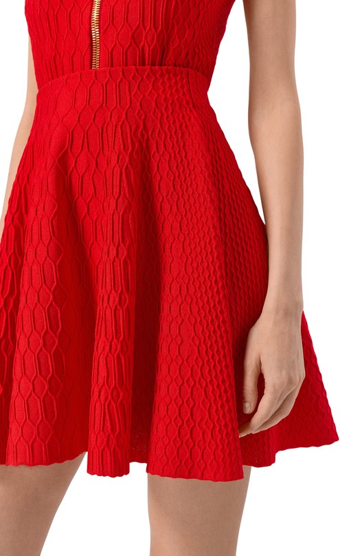 Юбка из вискозы Balmain FF0LB923/KJ03 Красный  FF0LB923/KJ03 Фото 5