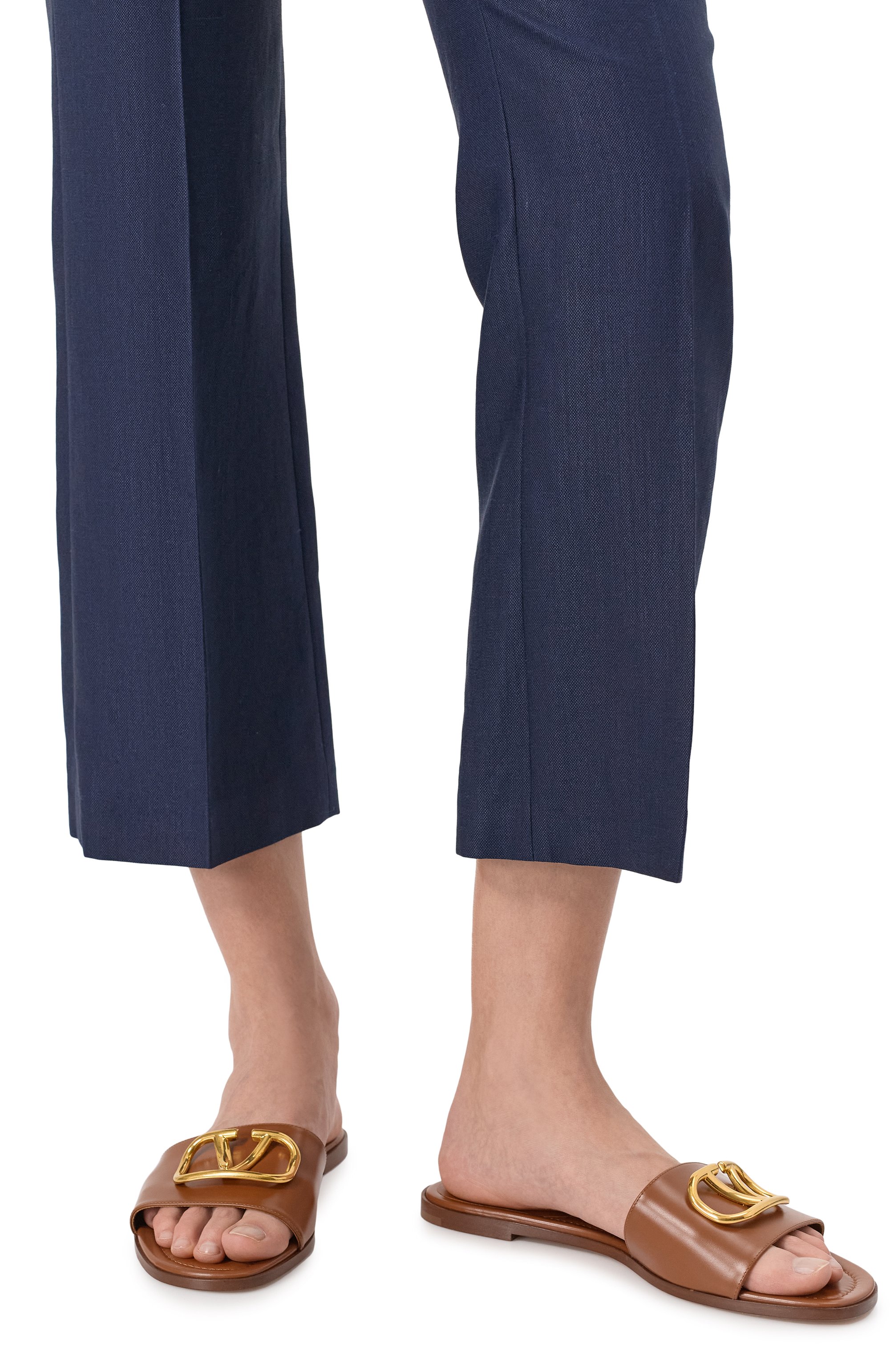 Кожаные шлепанцы vlogo signature VALENTINO, арт. 6W2S0BD5/DSH, фото 3