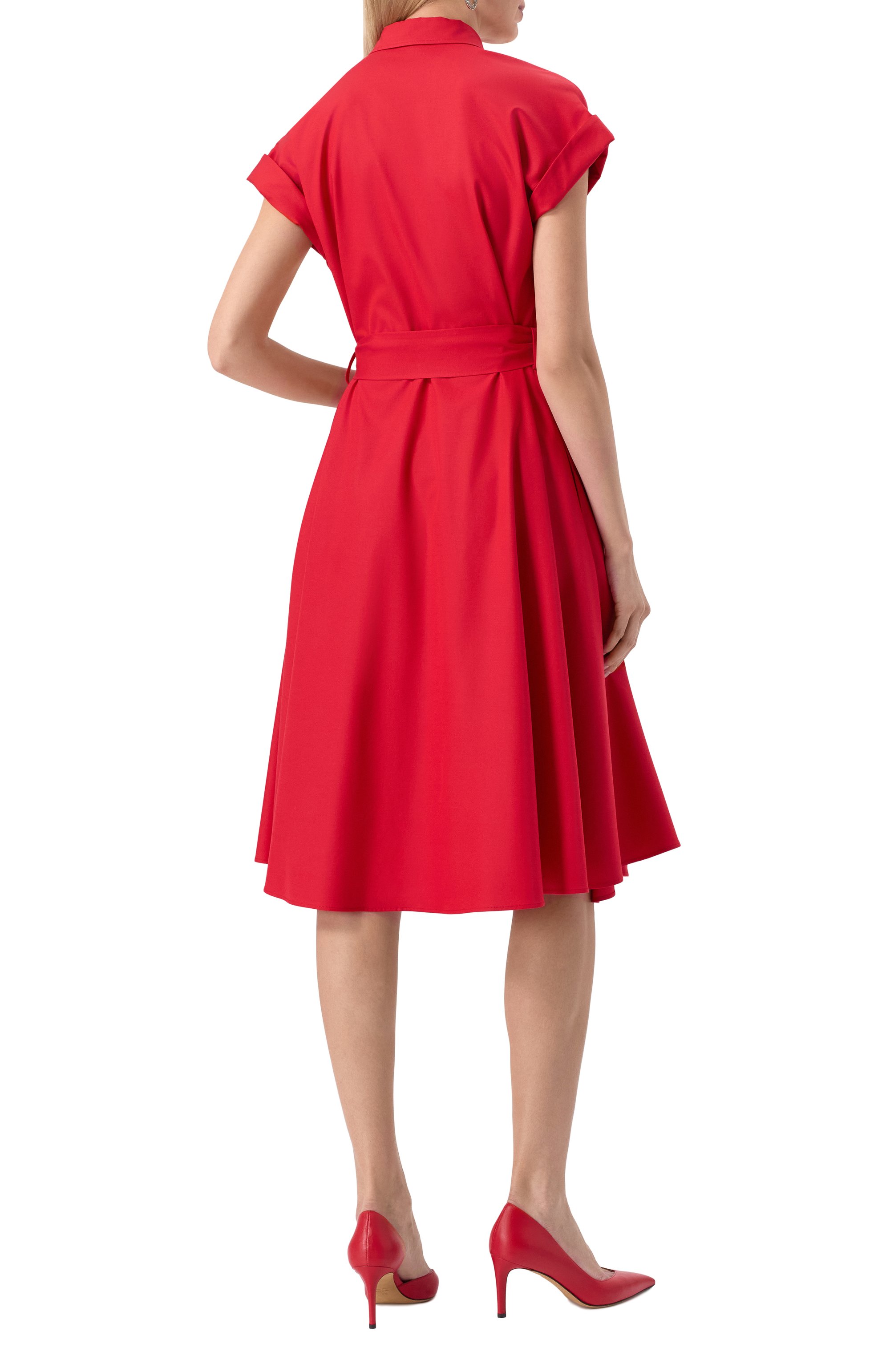 Шелковое платье KITON, арт. D55375K0917E04, фото 4