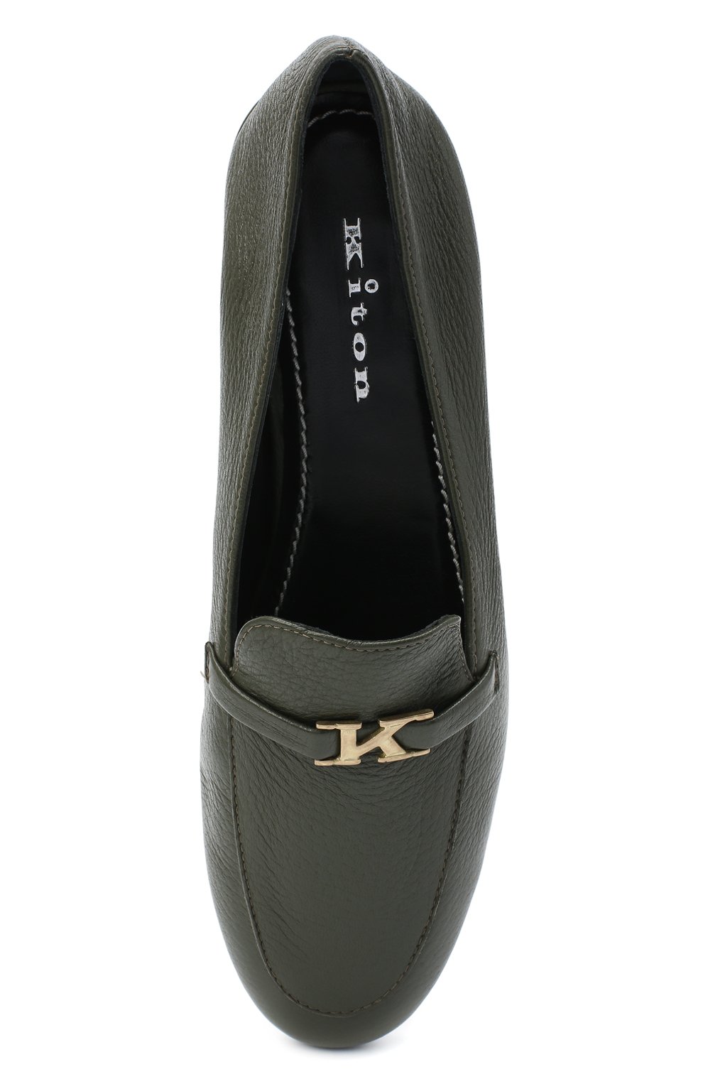 Кожаные лоферы KITON, арт. D50803X04T77, фото 5