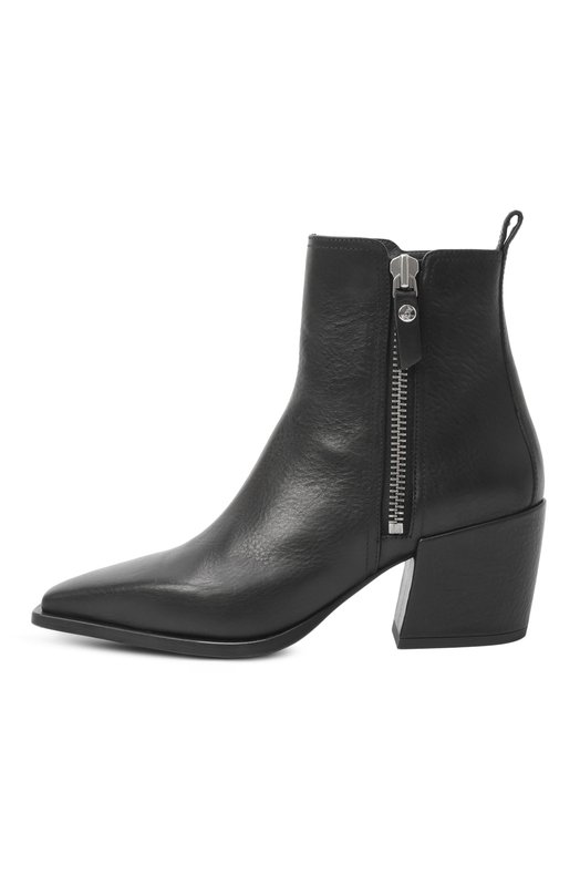 Кожаные ботильоны Abigail Zip 50 AGL D784503PC/GAUCH Чёрный  D784503PC/GAUCH Фото 4