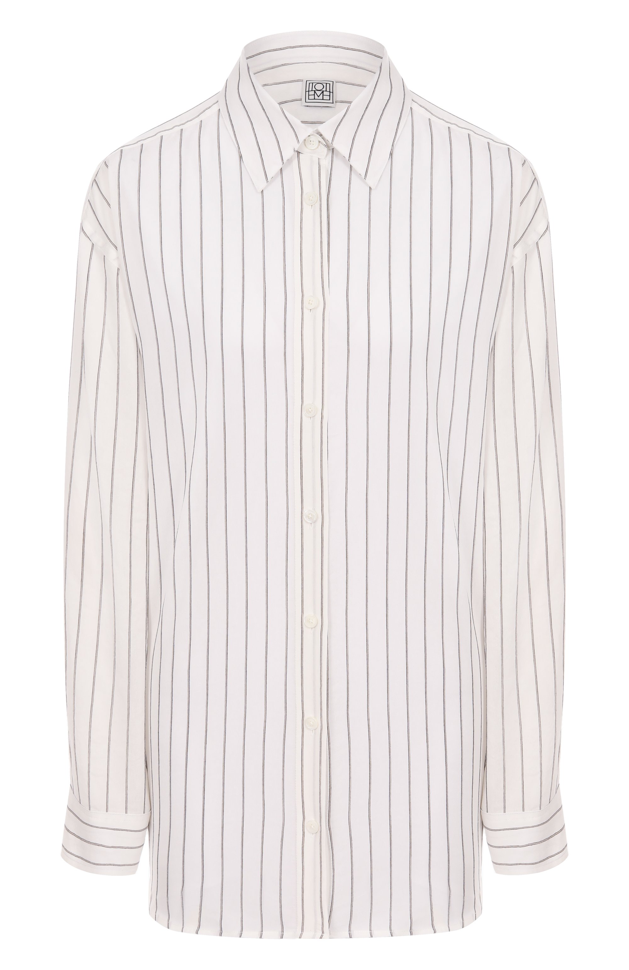 Рубашка из вискозы и шелка TOTEME, арт. 253-WRT0480-FB0439, фото 1