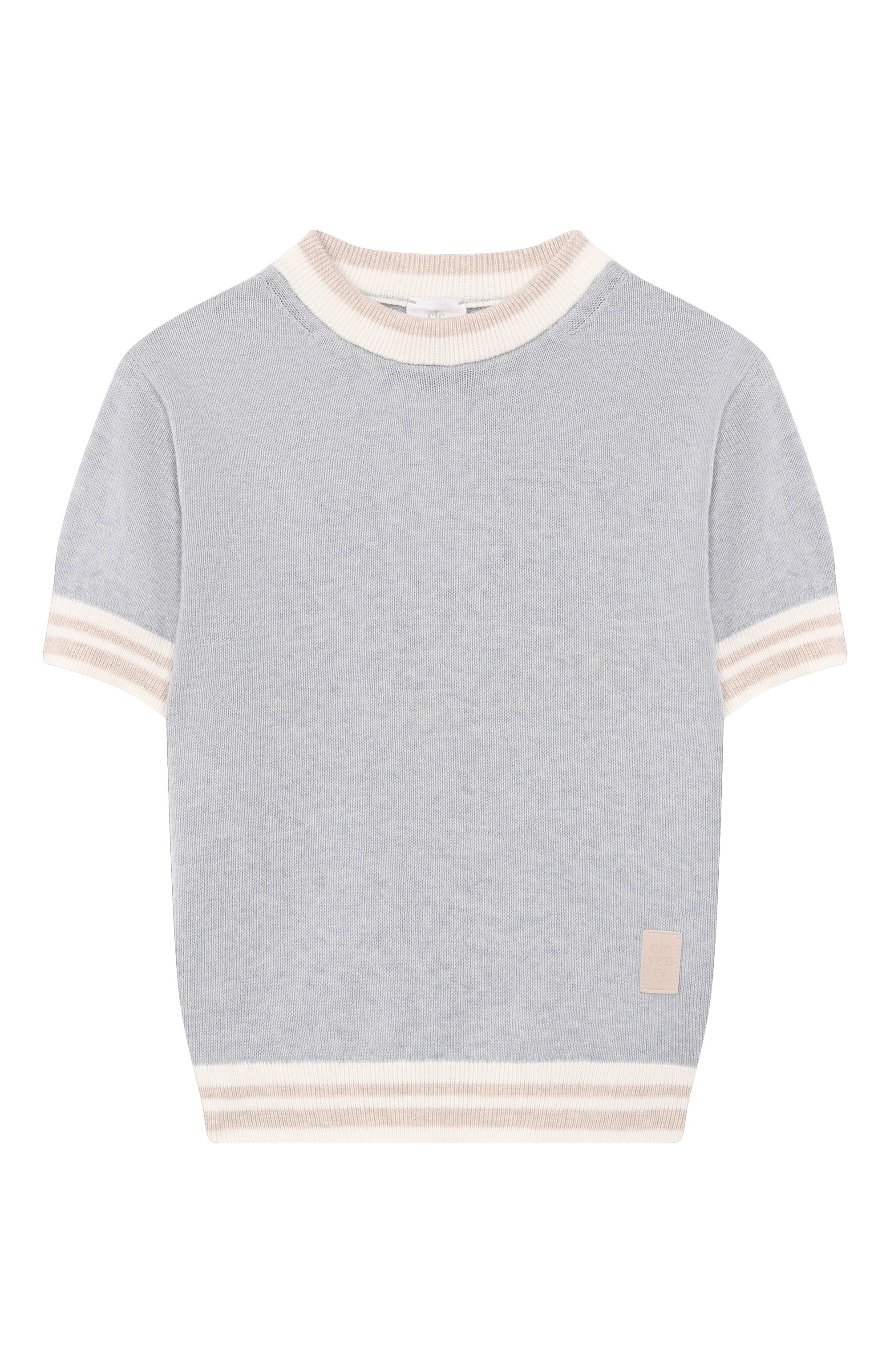 Хлопковый пуловер ELEVENTY тёмно-голубого цвета по цене 20600 руб., арт. EY9P31/Z3669, фото 1 Хлопковый пуловер ELEVENTY, арт. EY9P31/Z3669, фото 1