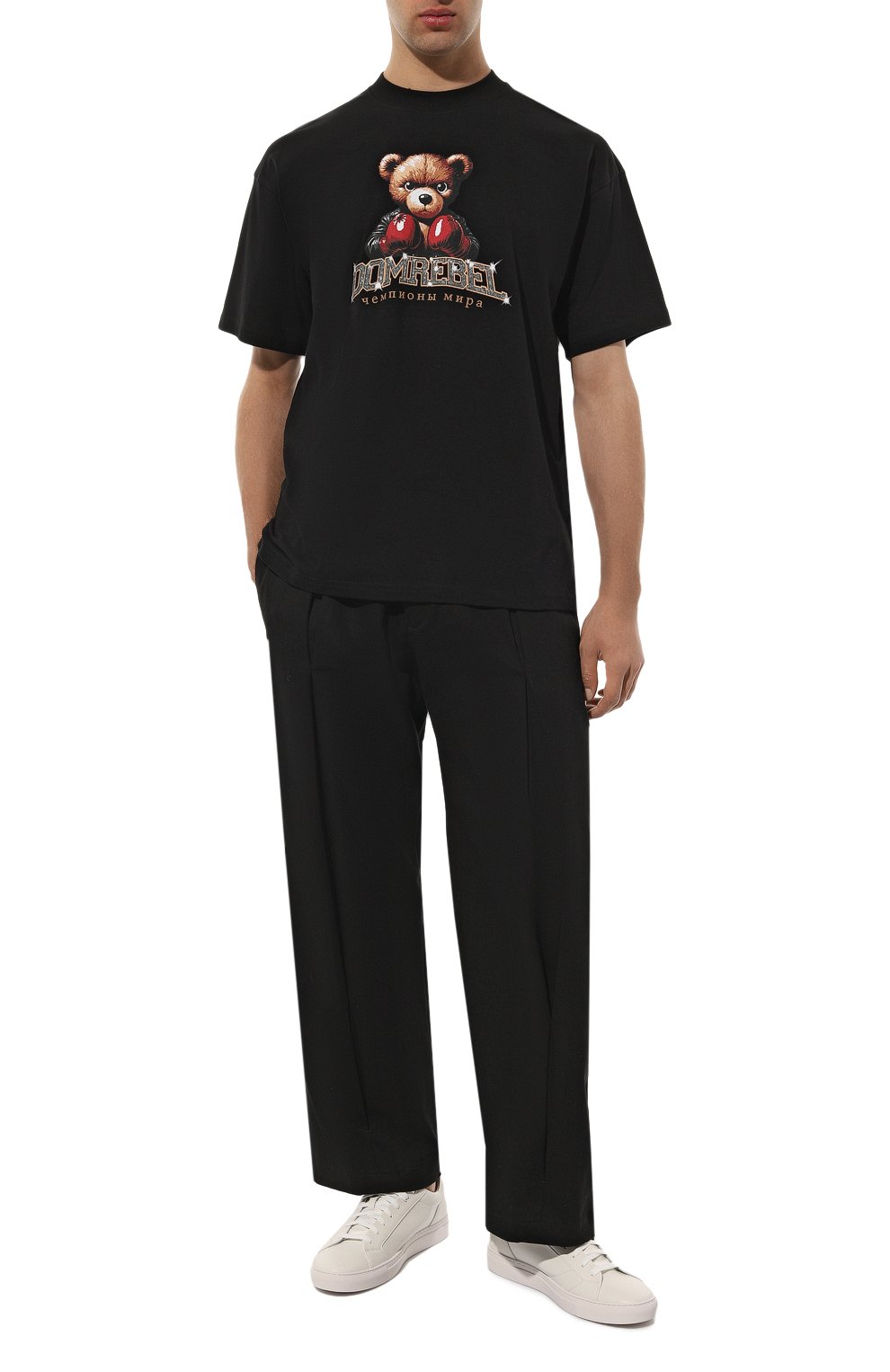 Хлопковая футболка DOMREBEL, арт. M PUNCHLINE/T-SHIRT, фото 2