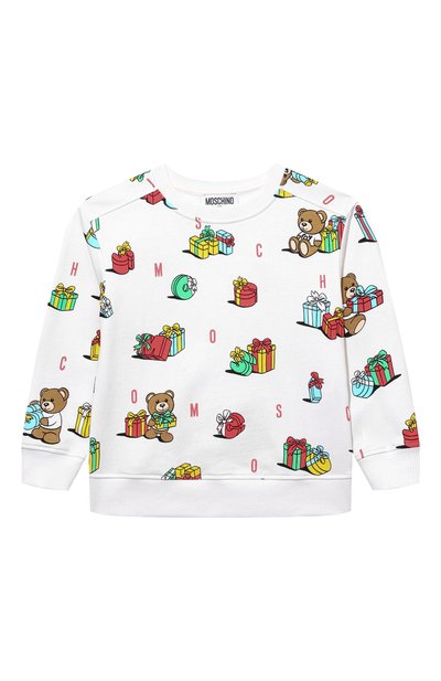 Хлопковый свитшот MOSCHINO, арт. HUF08F/LCB53/4-8