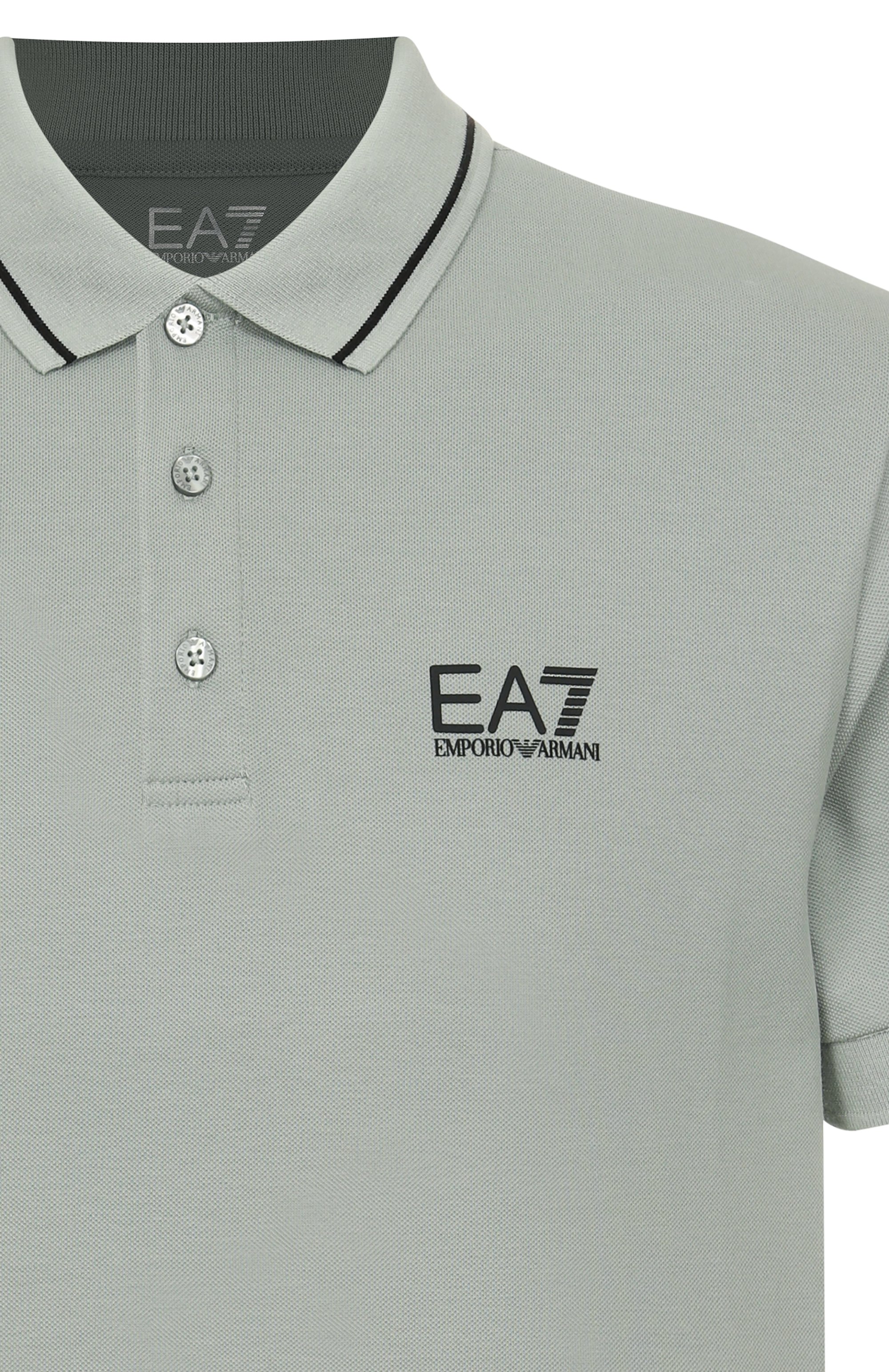 Хлопковое поло EA7, арт. 8NPF16/PJVUZ, фото 6