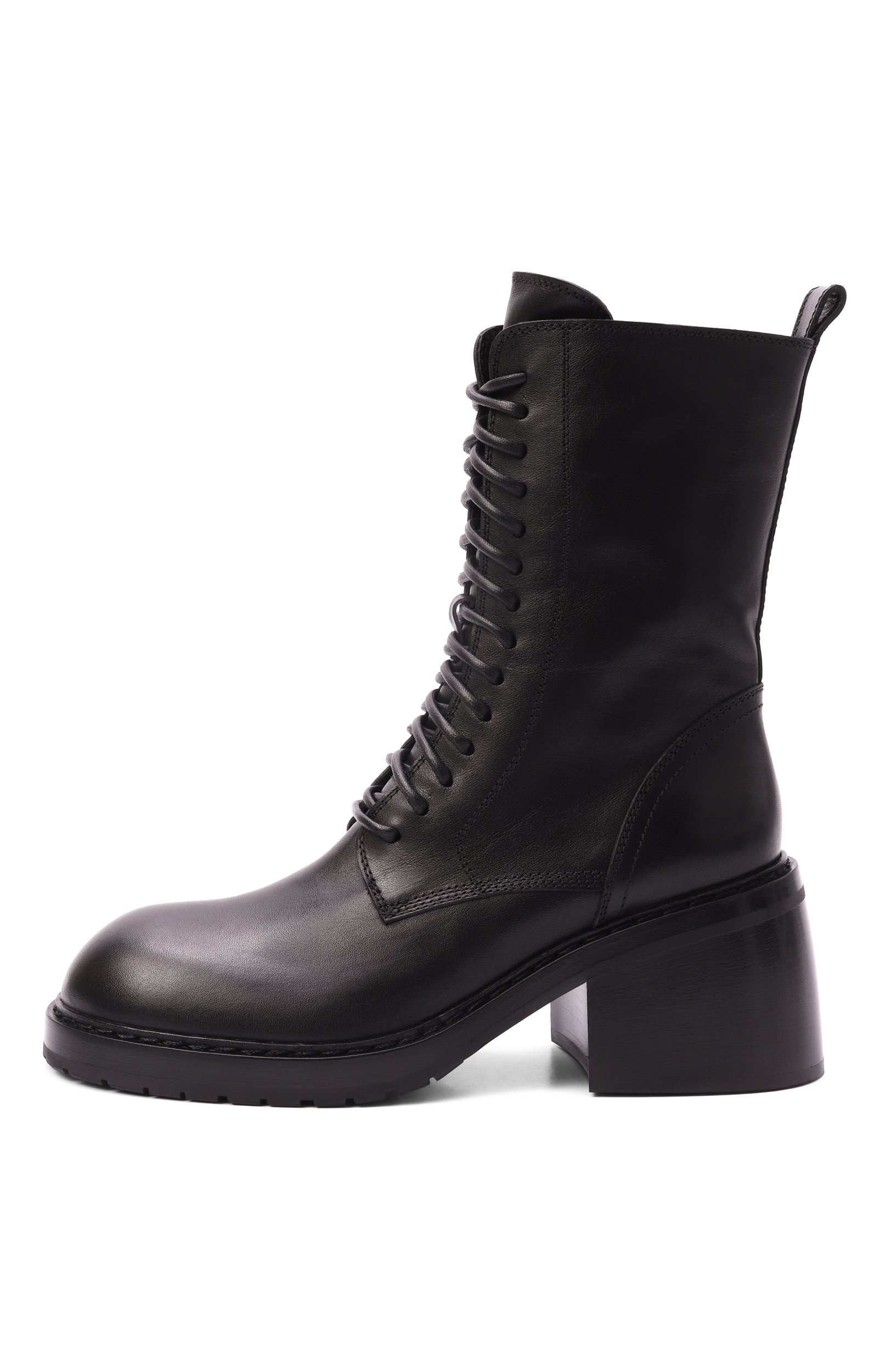 Кожаные ботинки heike ANN DEMEULEMEESTER, арт. B0010066/LT047, фото 4