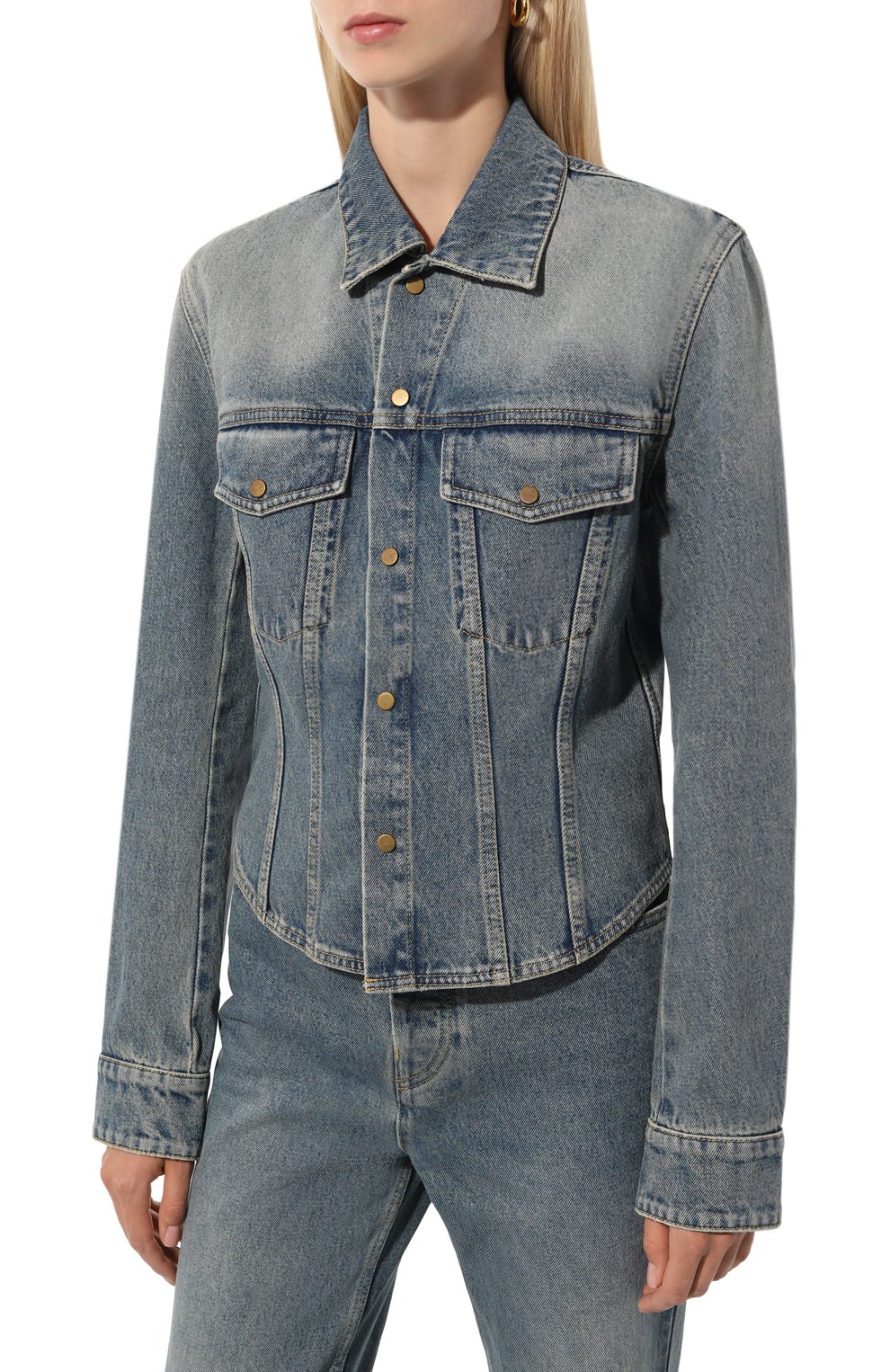 Джинсовая рубашка PETAR PETROV, арт. F24DB1, фото 3