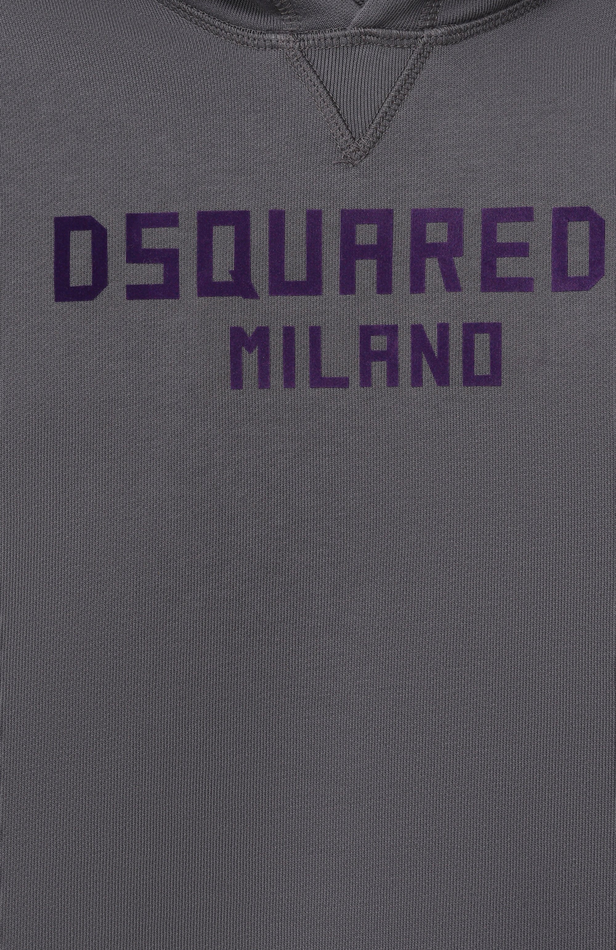 Хлопковое худи DSQUARED2, арт. DQ3184/D0A9U, фото 3