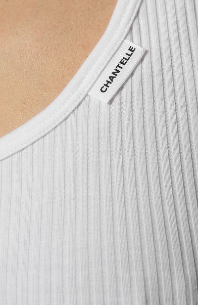 Хлопковая майка CHANTELLE белого цвета по цене 6870 руб., арт. C15P60, фото 5 Хлопковая майка CHANTELLE, арт. C15P60, фото 5