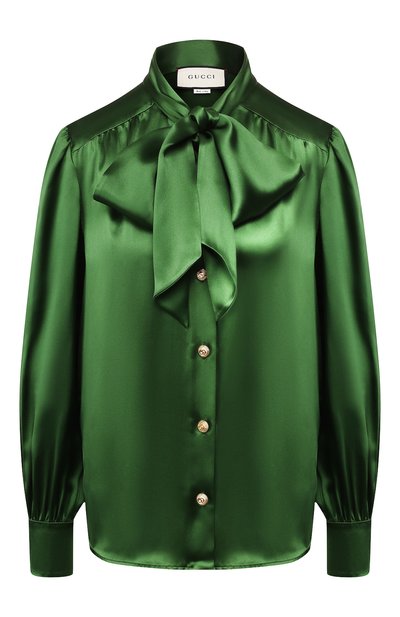 Блузка из смеси шелка и вискозы GUCCI, арт. 595160/ZIM67, фото 1