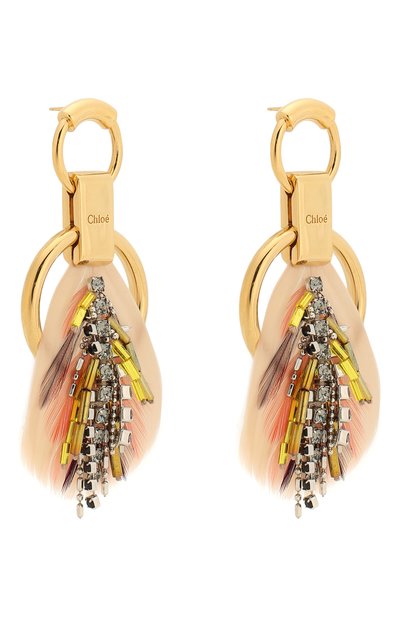 Серьги vikky CHLOÉ светло-розового цвета по цене 98000 руб., арт. CHC19SFE69BFT, фото 3 Серьги vikky CHLOÉ, арт. CHC19SFE69BFT, фото 3