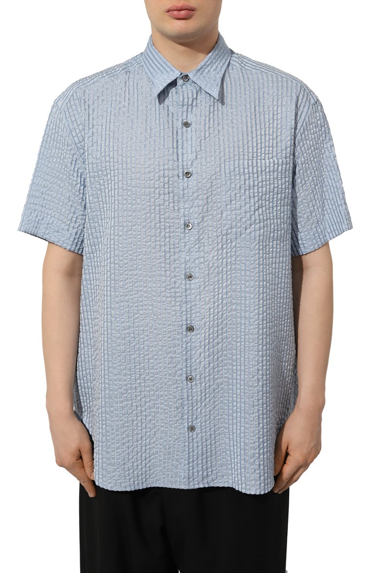 Рубашка из хлопка и шелка GIORGIO ARMANI, арт. 4SGCC099/T04S7, фото 1