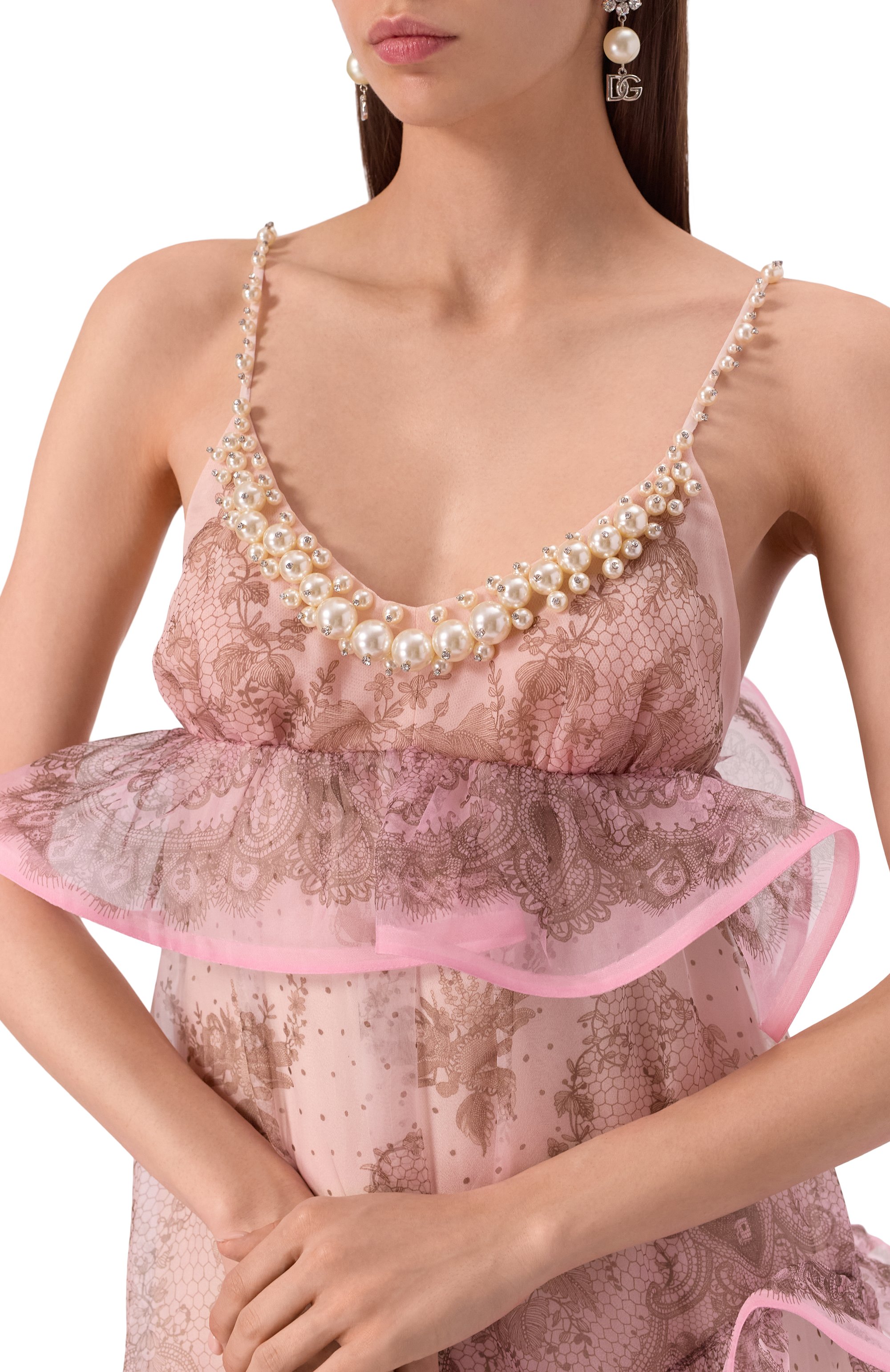 Шелковое платье ZIMMERMANN розового цвета по цене 588000 руб., арт. 2149DR251, фото 5 Шелковое платье ZIMMERMANN, арт. 2149DR251, фото 5