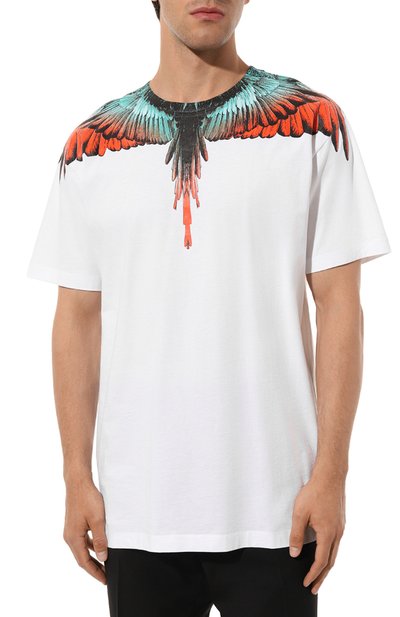 Хлопковая футболка MARCELO BURLON, арт. CMAA018S23JER0010120, фото 3