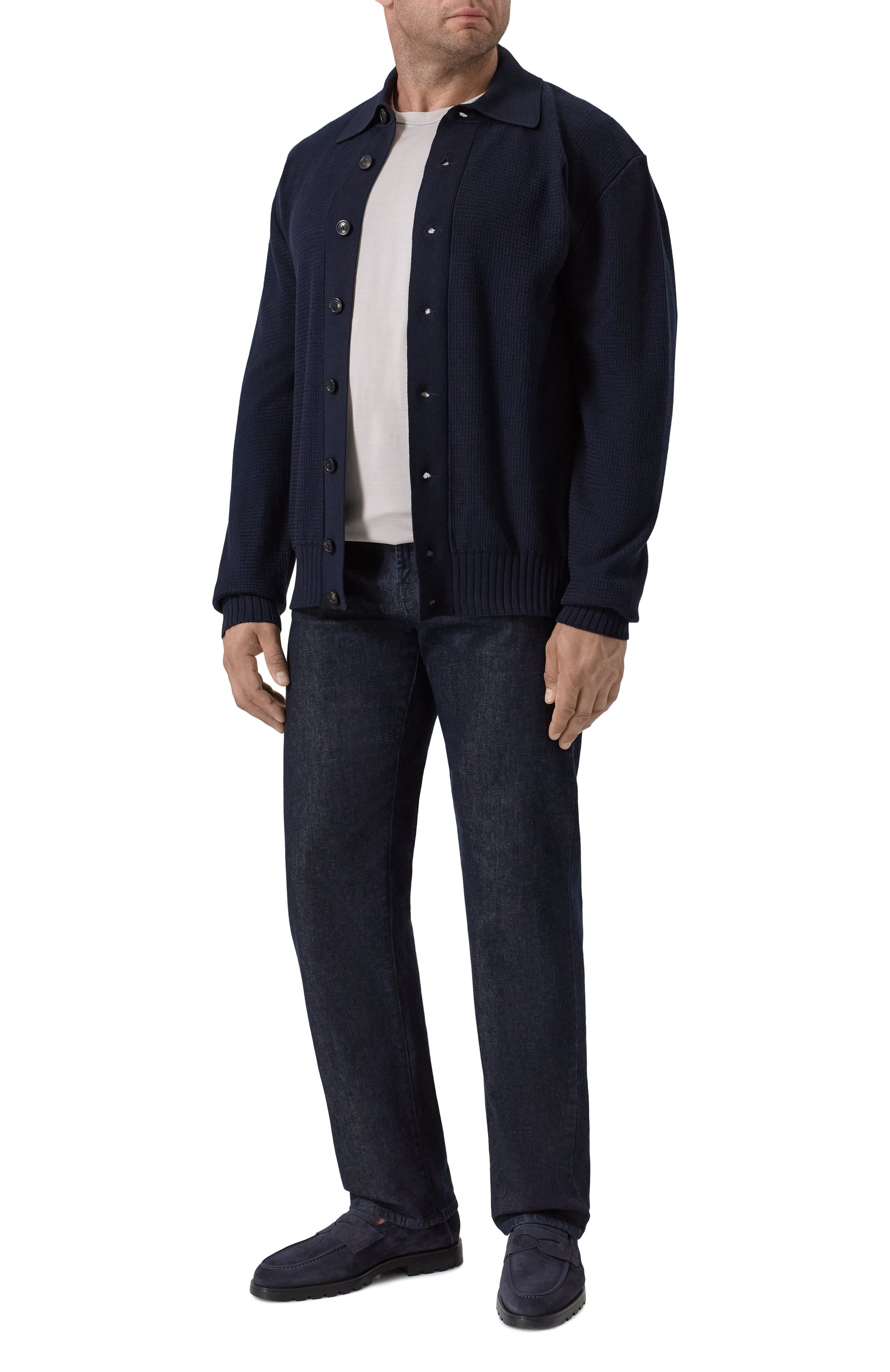 Футболка из шелка и хлопка CORTIGIANI, арт. 3A6660, фото 2