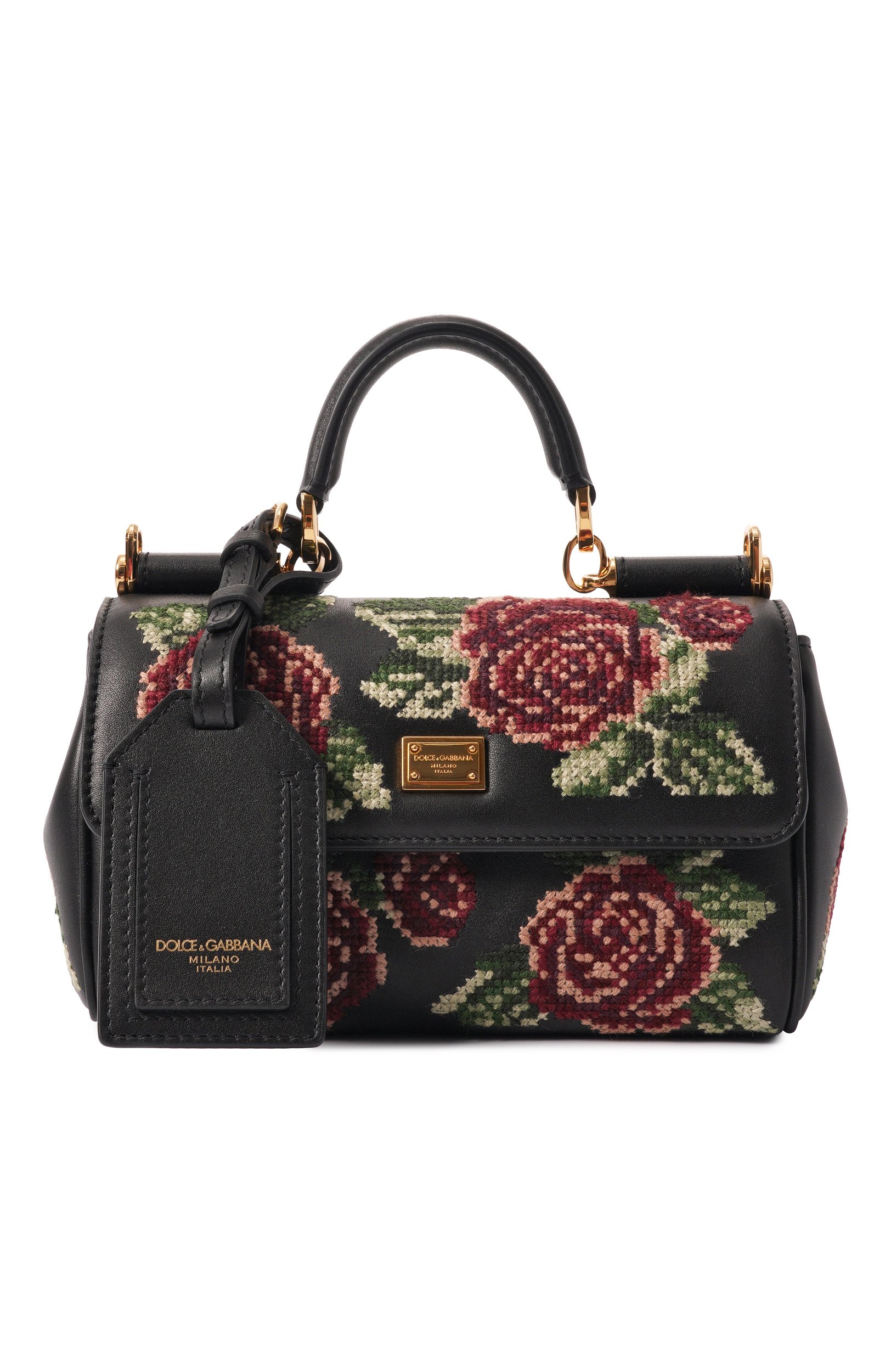 Сумка my sicily mini DOLCE & GABBANA черного цвета по цене 478000 руб., арт. BB7864/B3T63, фото 1 Сумка my sicily mini DOLCE & GABBANA, арт. BB7864/B3T63, фото 1