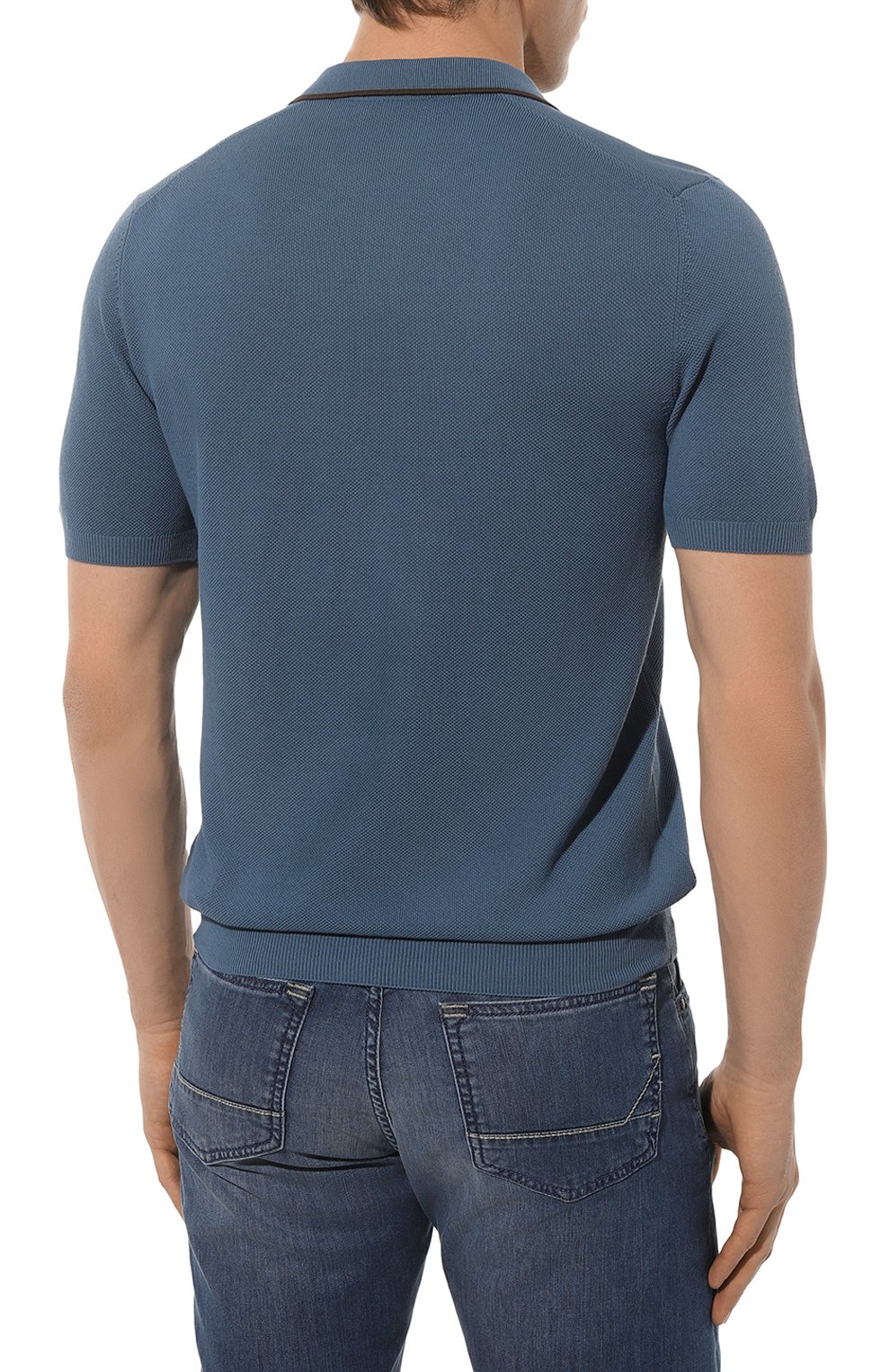 Хлопковое поло  GRAN SASSO, арт. 57157/20642, фото 4