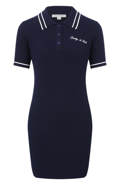 Женское платье из вискозы SPORTY AND RICH, арт. DR01175326BL107