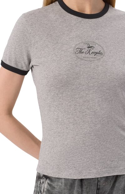 Хлопковая футболка THE KOOPLES, арт. FTSC30021K, фото 5