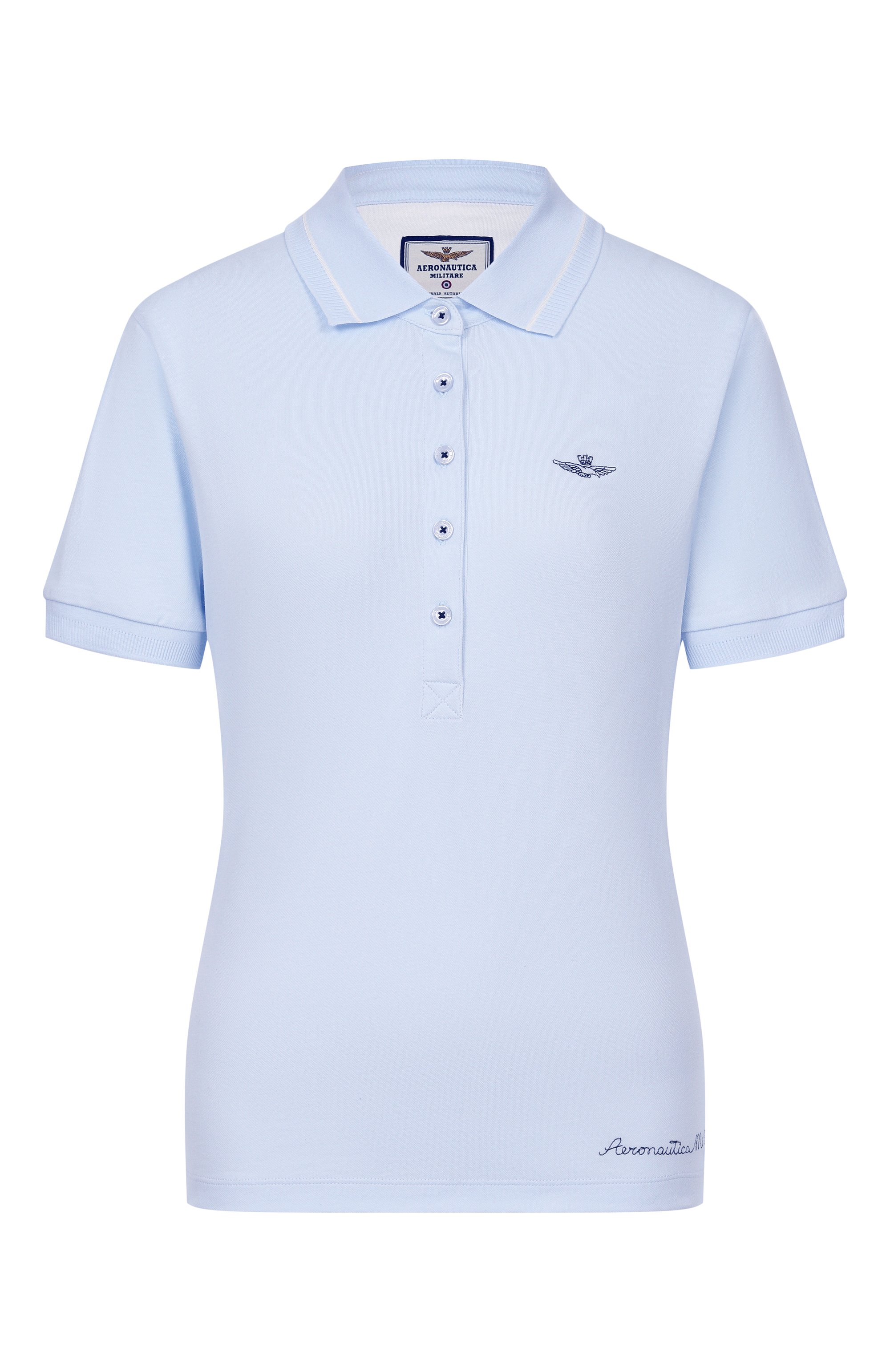 Хлопковое поло AERONAUTICA MILITARE, арт. P01911DP00343, фото 1