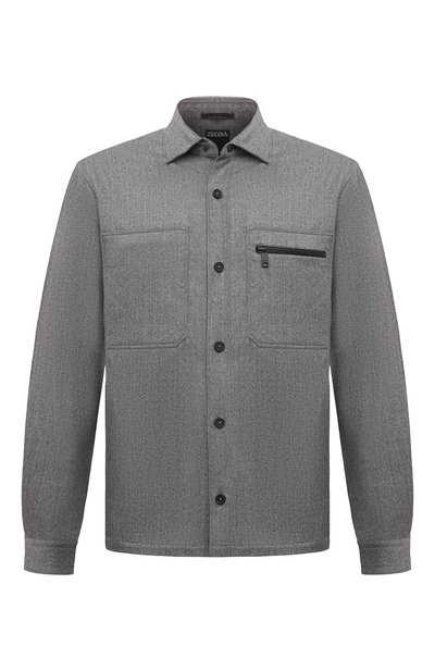 Шерстяная куртка-рубашка ZEGNA, арт. UCV01A6/S0TM2, фото 1