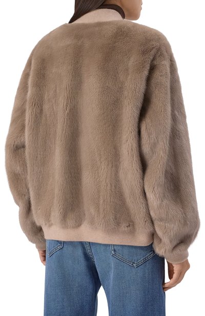 Бомбер из норки SIMONETTA RAVIZZA, арт. F05JA272M1-B/TS, фото 4